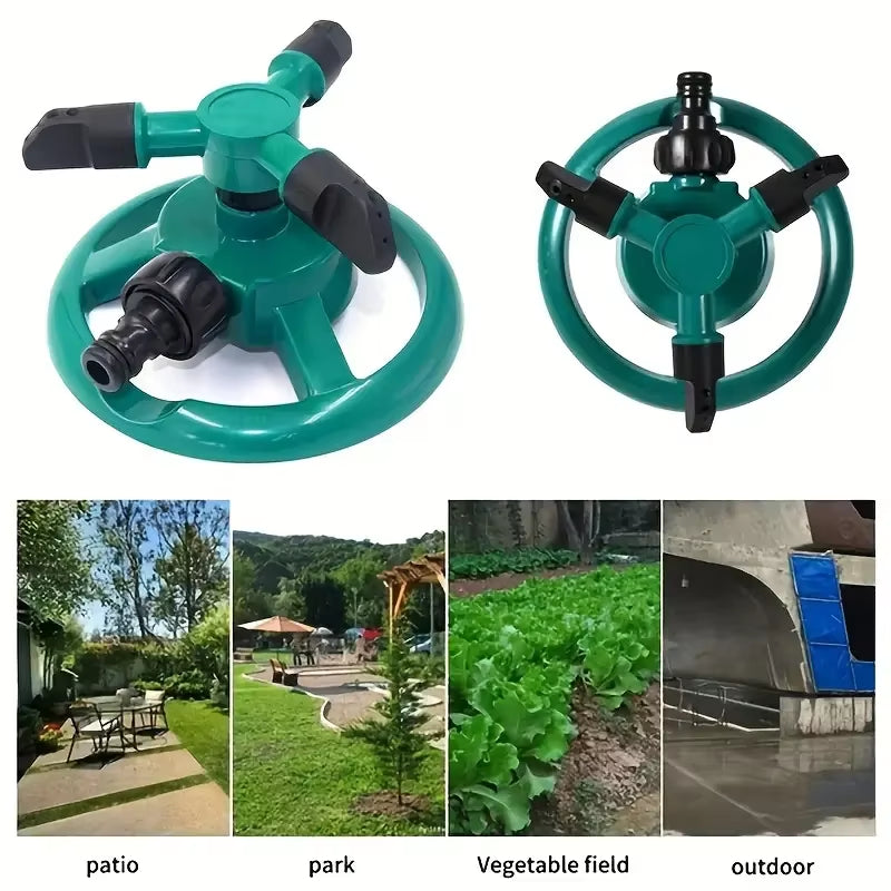 Automatic 360° Rotating Sprinkler for Garden & Lawn Irrigation