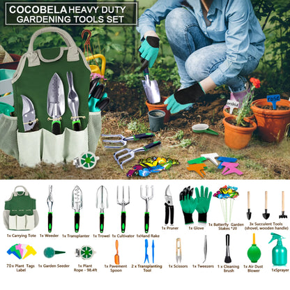 111-Piece Garden & Succulent Tool Set - Heavy Duty, Complete Kit