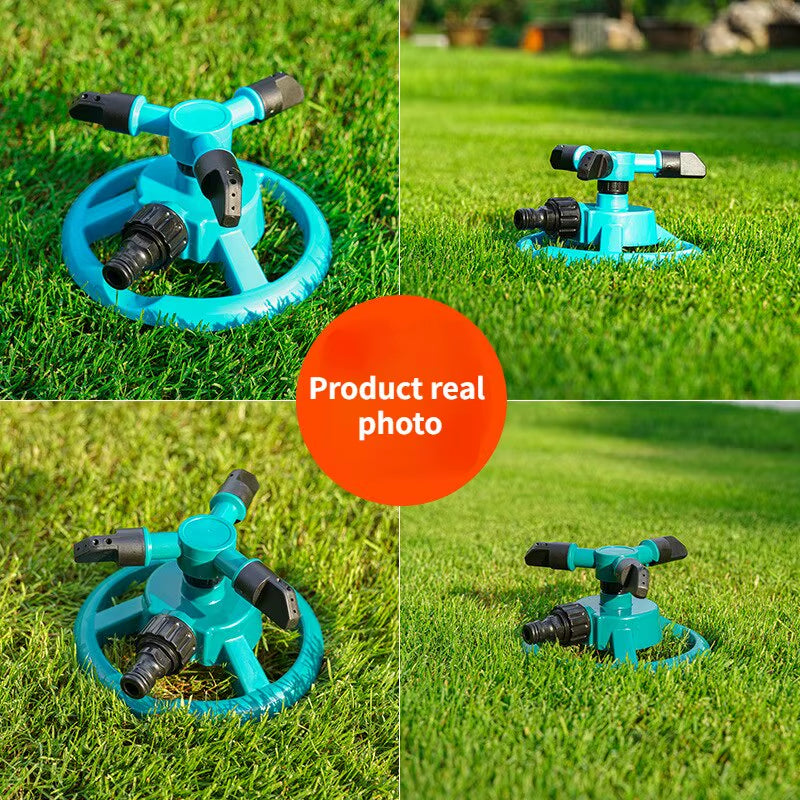 Automatic 360° Rotating Sprinkler for Garden & Lawn Irrigation