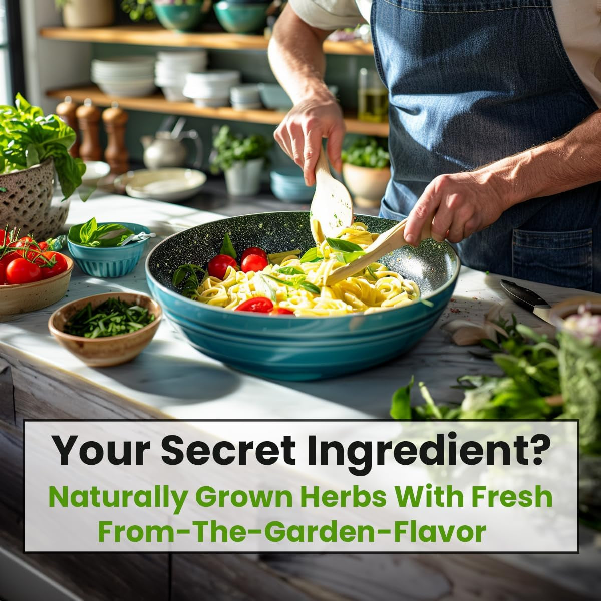 5 Heirloom Herb Seeds: Basil, Oregano, Parsley, Cilantro, Chives