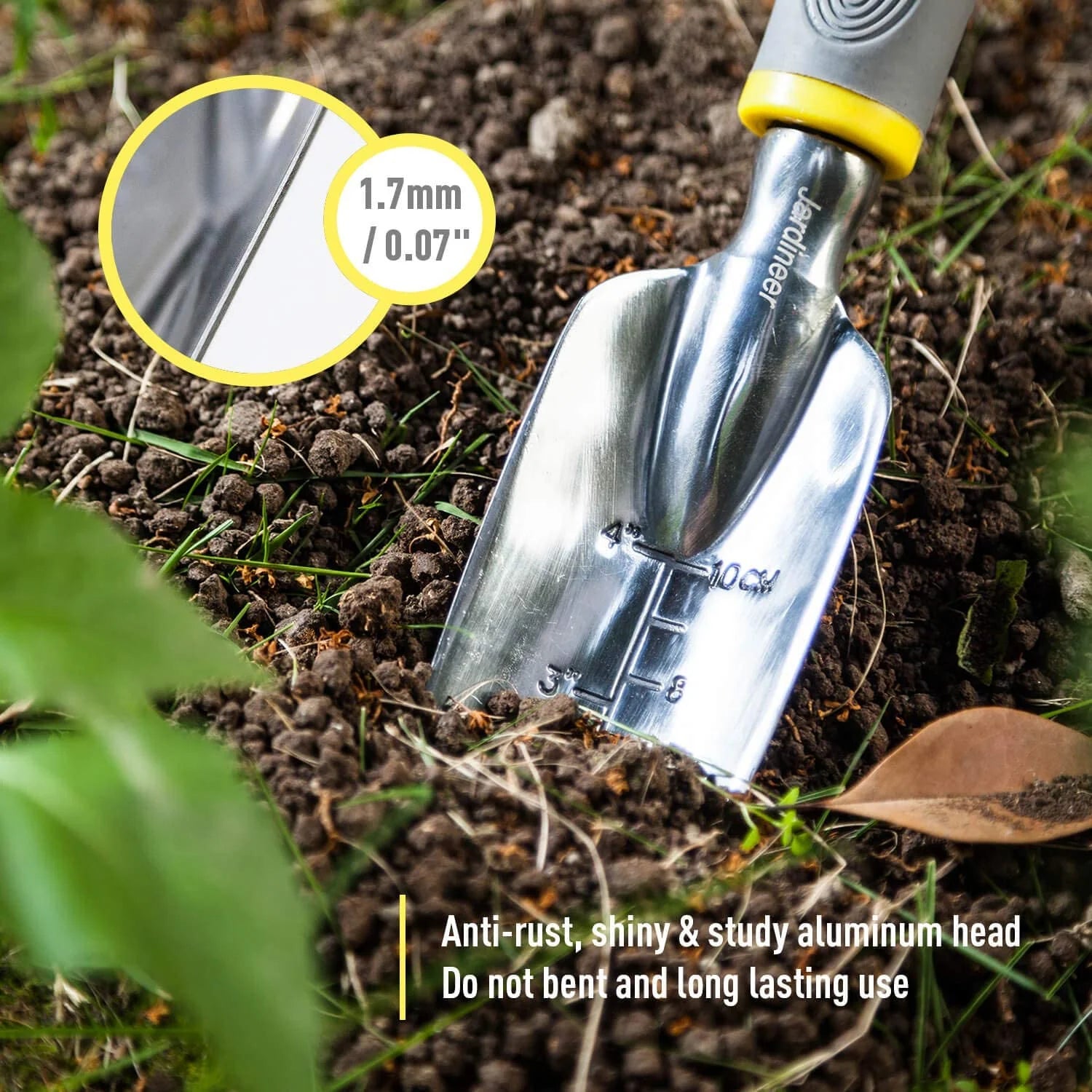 8-Piece Heavy Duty Aluminum Garden Tool Set with Organizer Bag