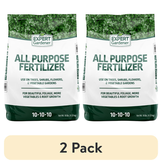 All-Purpose Plant Fertilizer - 10-10-10 Formula, 2 Pack, 10 lbs