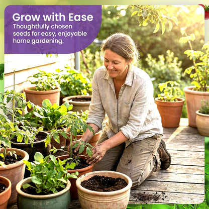 NatureZ Edge 20 Heirloom Vegetable Seeds for Outdoor Gardens