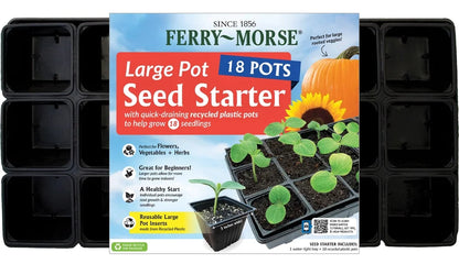 Ferry-Morse 18-Cell Seed Starting Tray | Reusable Recycled Plastic