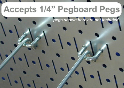 Wall Control Metal Pegboard Tool Storage Kit - 48"x32", Orange