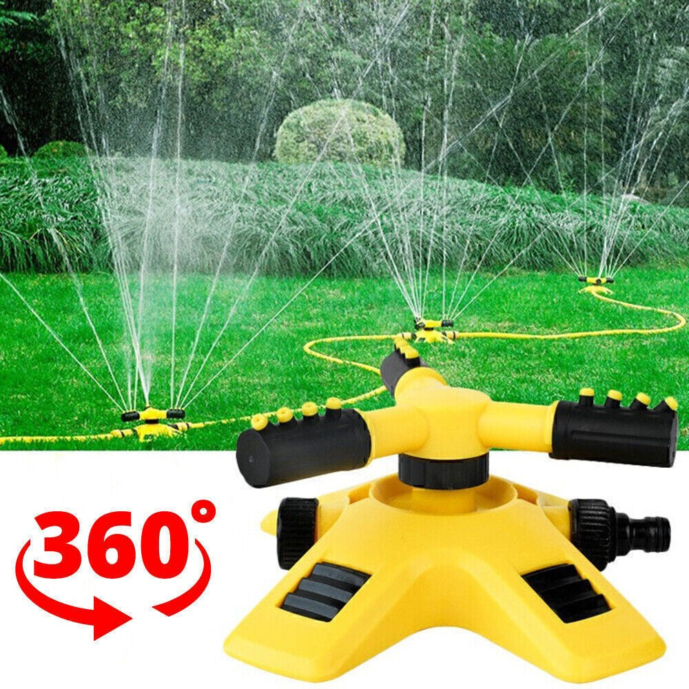 360° Automatic Rotating Lawn & Garden Irrigation Sprinkler