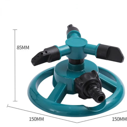 Automatic 360° Rotating Sprinkler for Garden & Lawn Irrigation