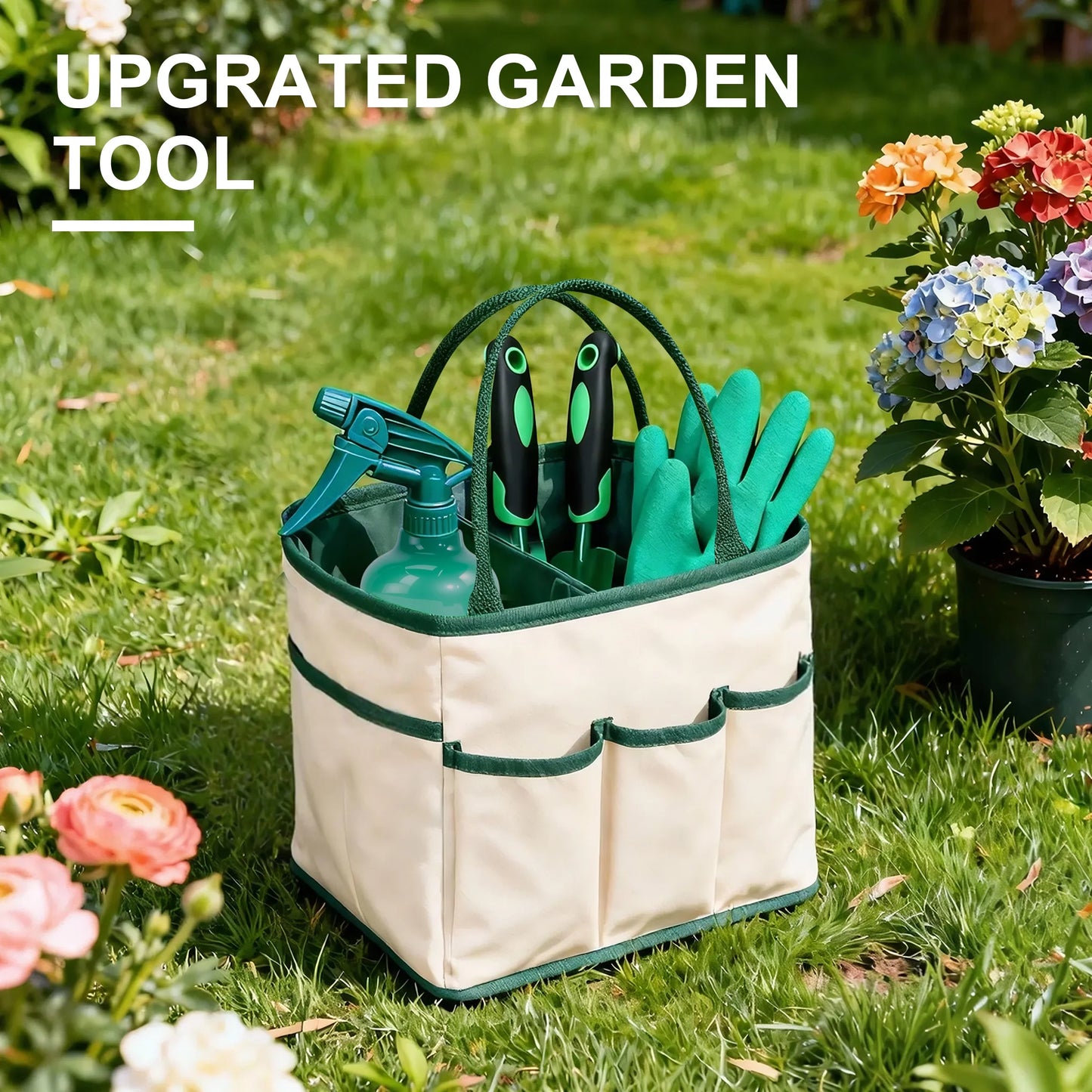 Premium 11-Piece Heavy Duty Ergonomic Garden Tool Set