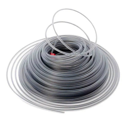 Steel Wire Trimmer Cord for Lawn Mowers and Brushcutters - 3mm/2.7mm Gray Garden Tool Accessory