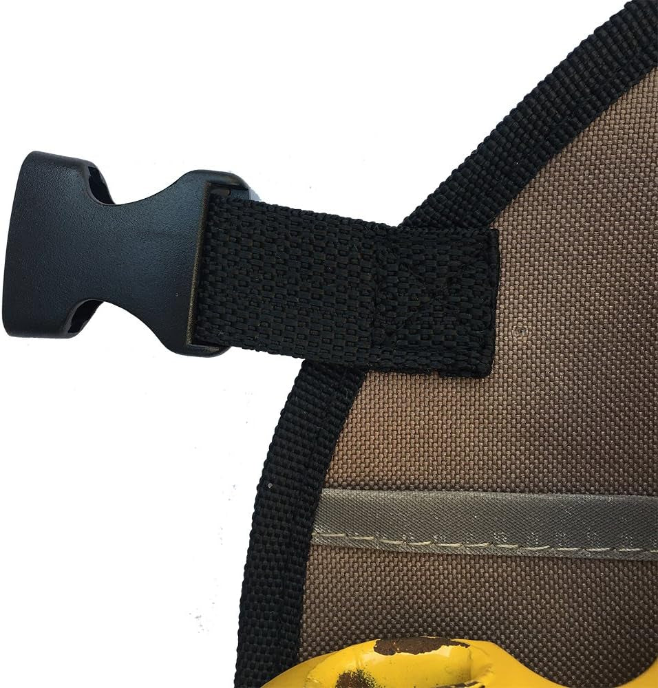 Waterproof Work Apron - Durable Oxford, 10 Tool Pockets, Coffee Brown