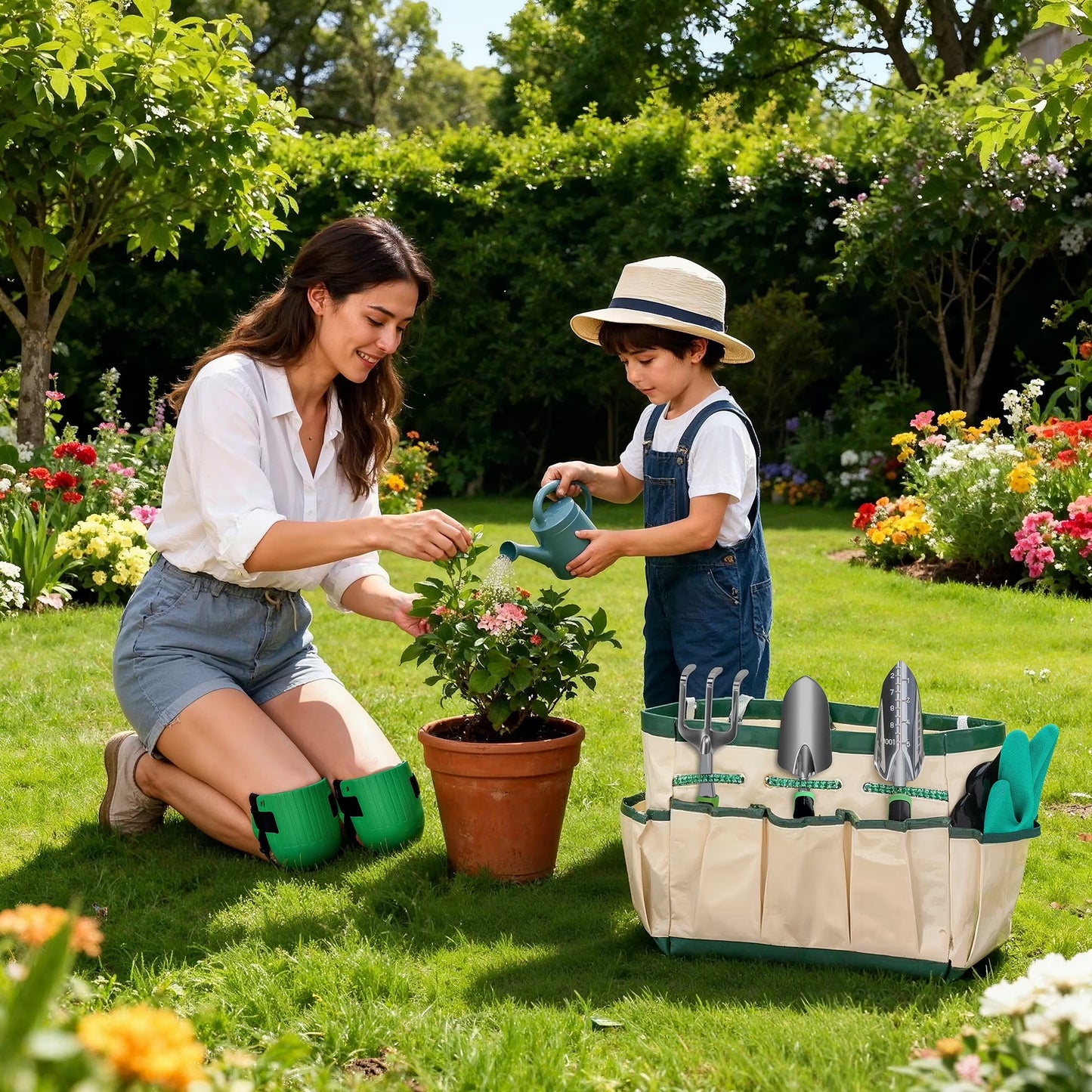 Premium 11-Piece Heavy Duty Ergonomic Garden Tool Set