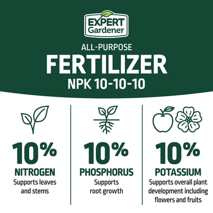 All-Purpose Plant Fertilizer - 10-10-10 Formula, 2 Pack, 10 lbs