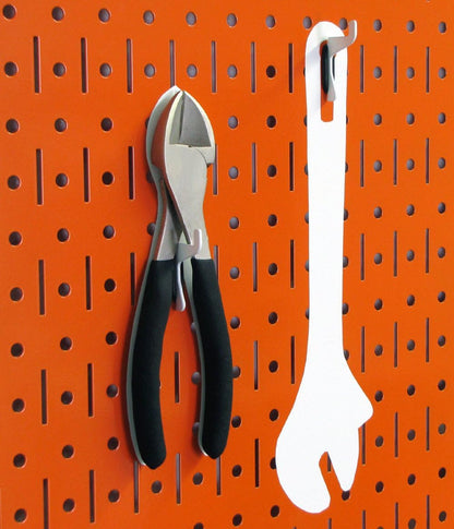 Wall Control Metal Pegboard Tool Storage Kit - 48"x32", Orange