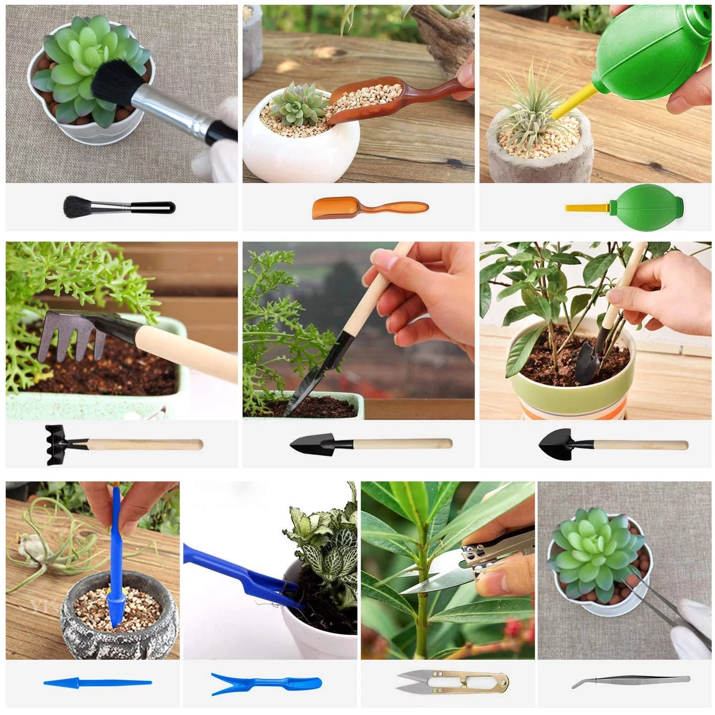 111-Piece Garden & Succulent Tool Set - Heavy Duty, Complete Kit