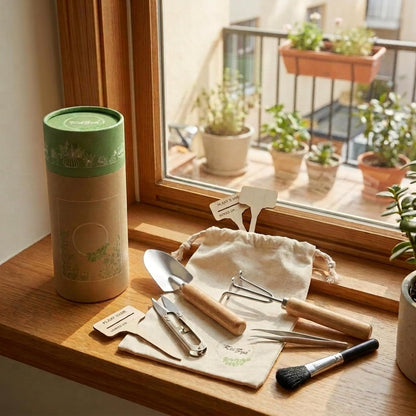 Premium 12-Piece Mini Indoor Garden Tool Set for Houseplants