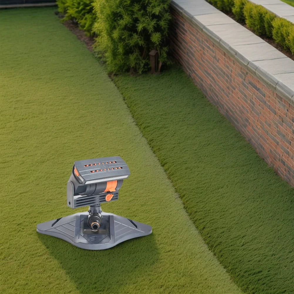 Automatic 16-Nozzle Oscillating Sprinkler for Adjustable Lawn & Garden