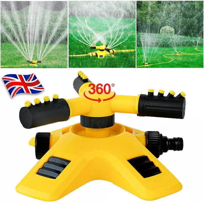 360° Automatic Rotating Lawn & Garden Irrigation Sprinkler