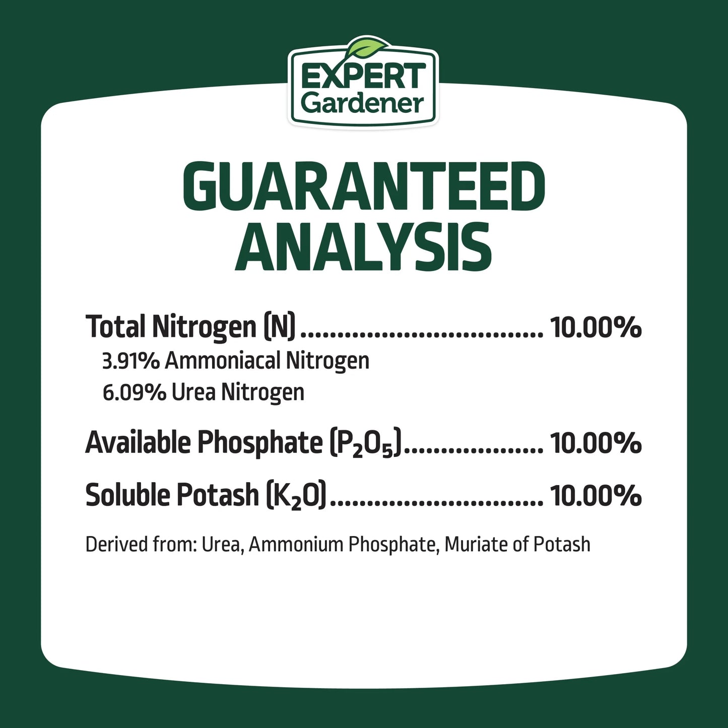 All-Purpose Plant Fertilizer - 10-10-10 Formula, 2 Pack, 10 lbs