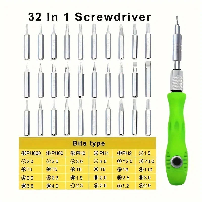 32-in-1 Multifunction Precision Magnetic Screwdriver Set