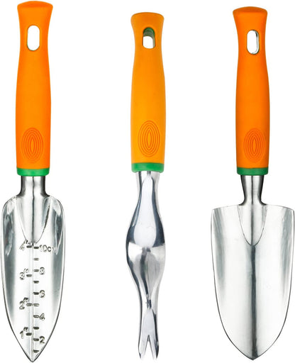 12-Pc Aluminum Garden Tool Set: Ergonomic Hand Tools & Apron Kit