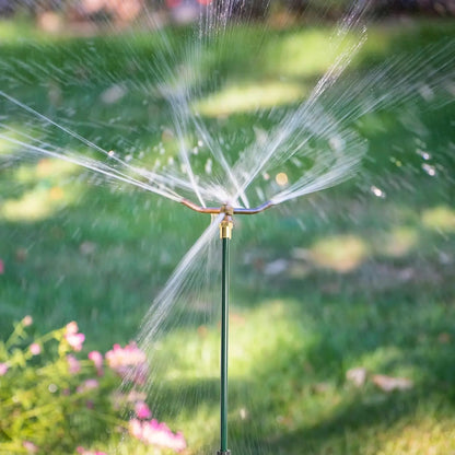 Solid Copper 2/3/4 Arm 360° Rotating Garden Lawn Sprinkler