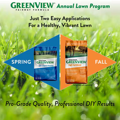 Fairway Formula Spring Fertilizer and Crabgrass Preventer - 17 lbs, Covers 5,000 sq. ft. (26-0-5)