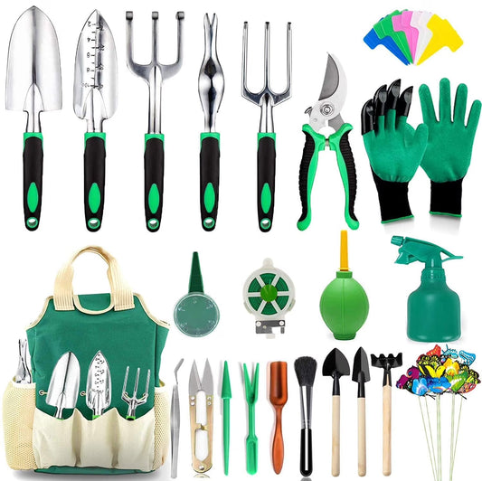 111-Piece Garden & Succulent Tool Set - Heavy Duty, Complete Kit