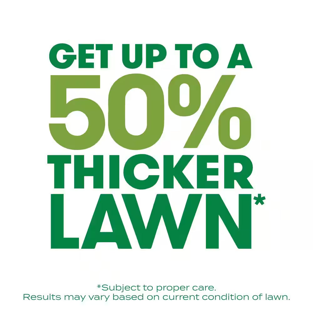 Turf Builder Thick'R Lawn Tall Fescue Mix - 12 lbs. Grass Seed with Fertilizer and Soil Enhancer for Lawn Thickening